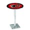 Holland Bar Stool Co 36" Chrome Calgary Flames Pub Table L217C3628CalFla - alternate 1